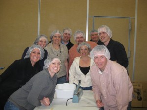 Dr. Larsen and Friends At Feed My Starving Children